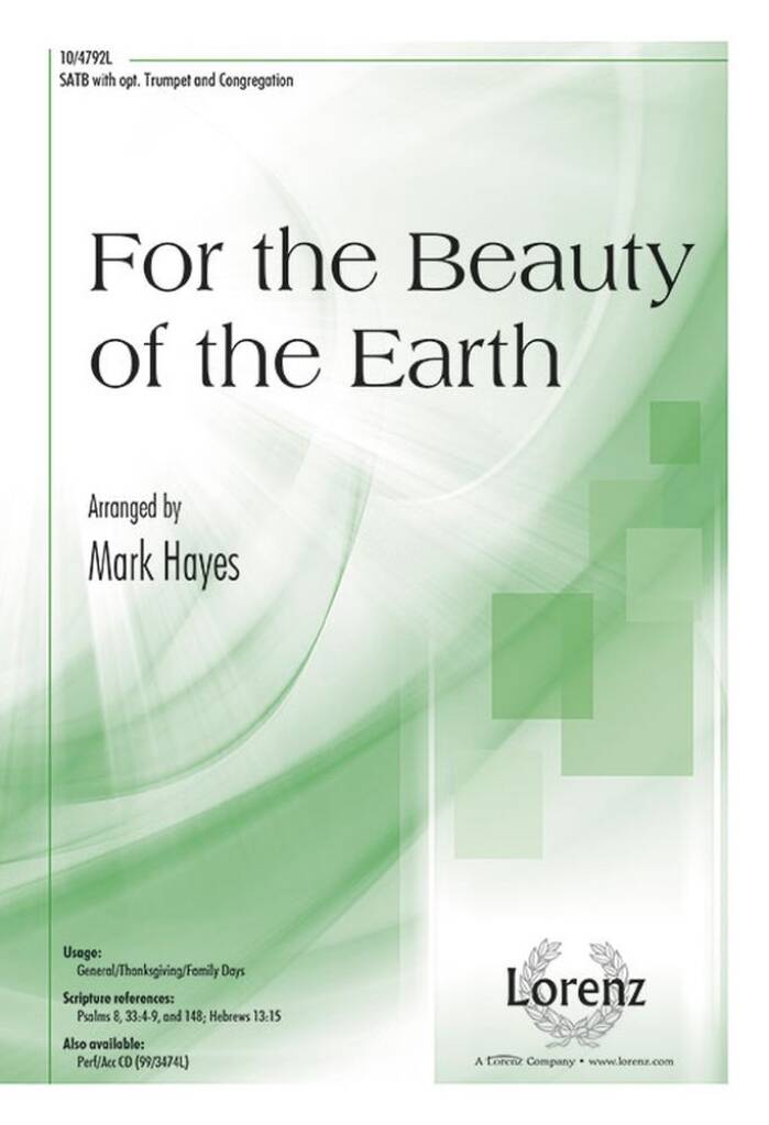 For The Beauty Of The Earth